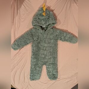 Koala Baby Dinosaur Faux Fur Jumpsuit Onesie - 18-24 Months